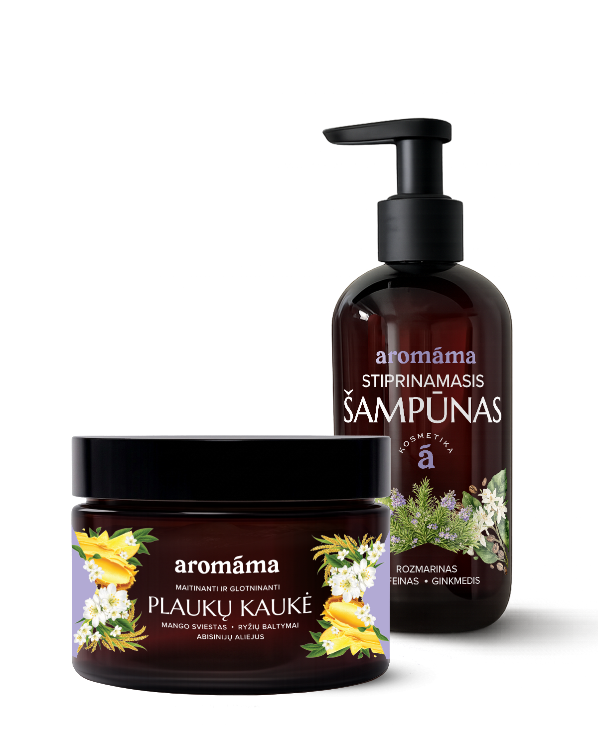 Šampūno ir plaukų kaukės rinkinys