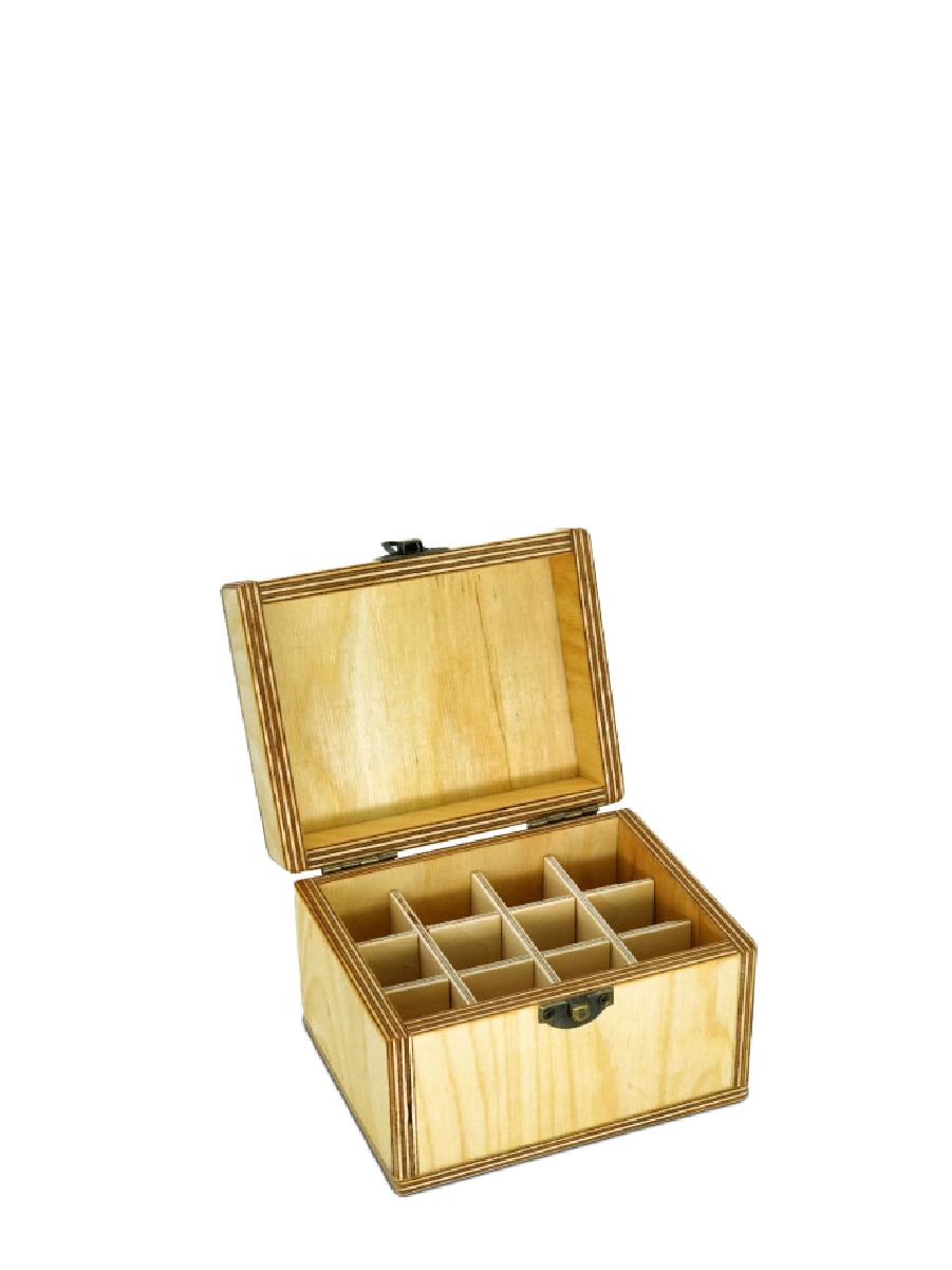 Medinė dėžutė eteriniams aliejams (maža)