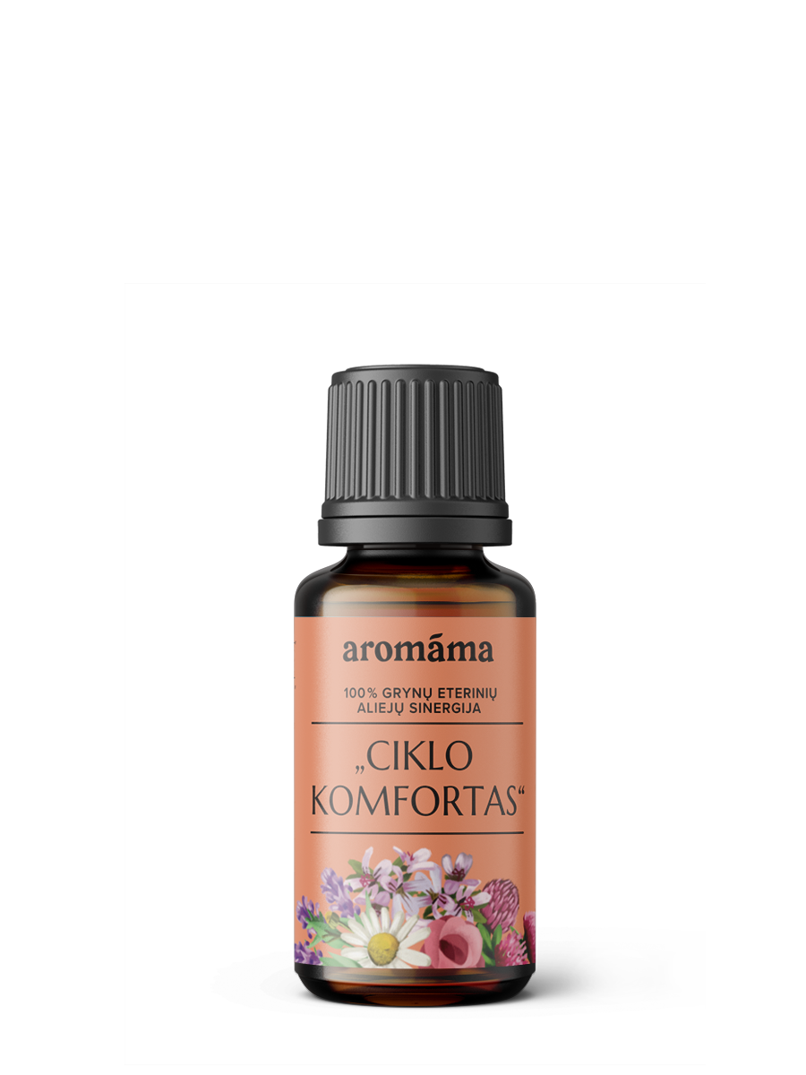 Eterinių aliejų mišinys moterims „Ciklo komfortas“