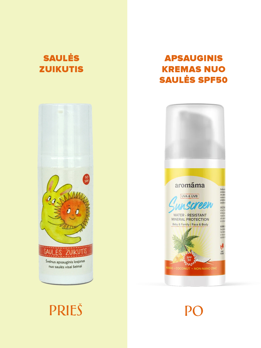 Apsauginis kremas nuo saulės SPF50