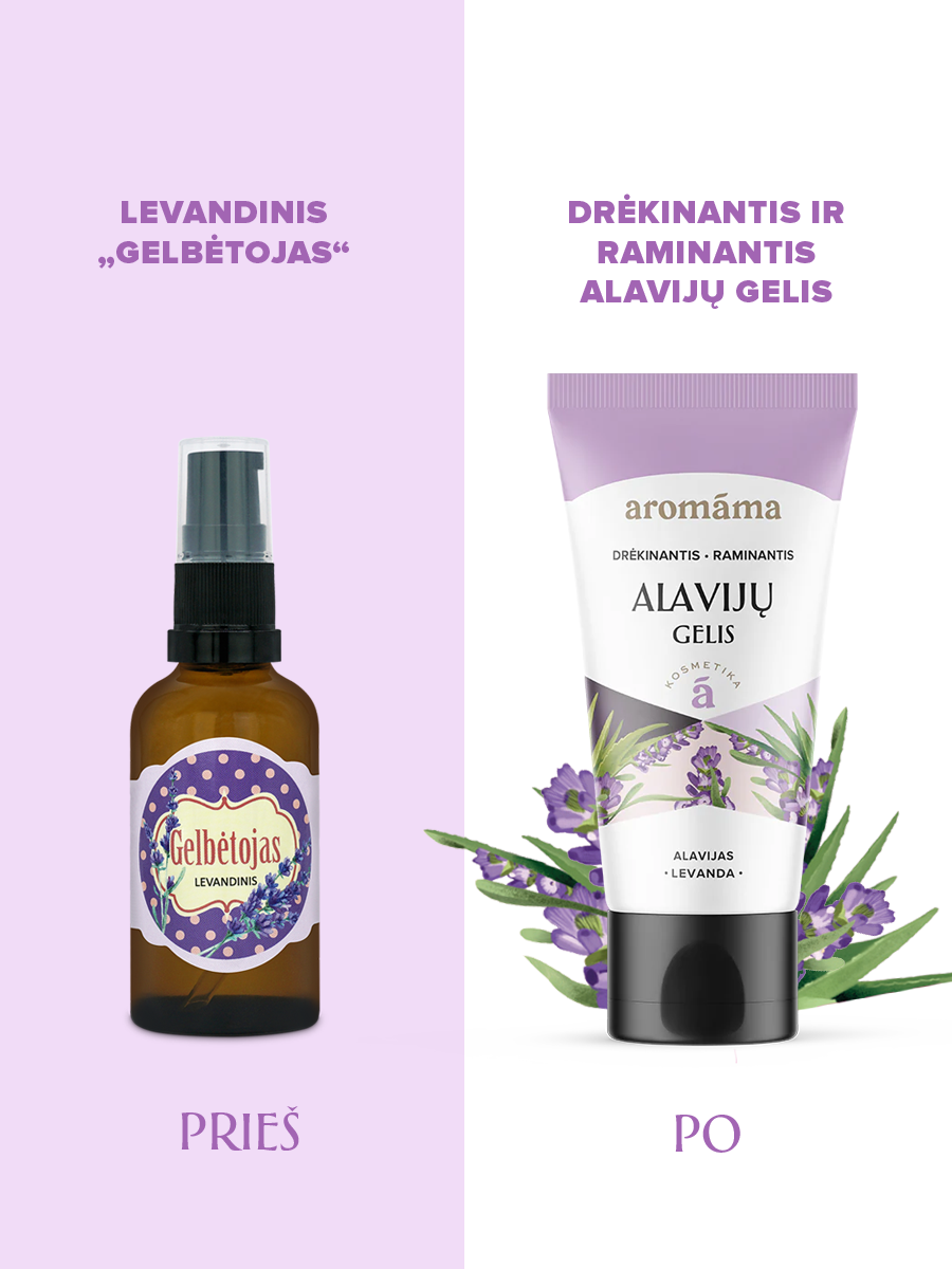 Drėkinantis ir raminantis alavijų gelis