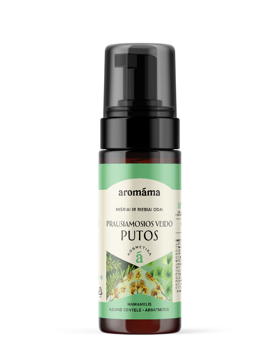 Prausiamosios veido putos mišriai ir riebiai odai