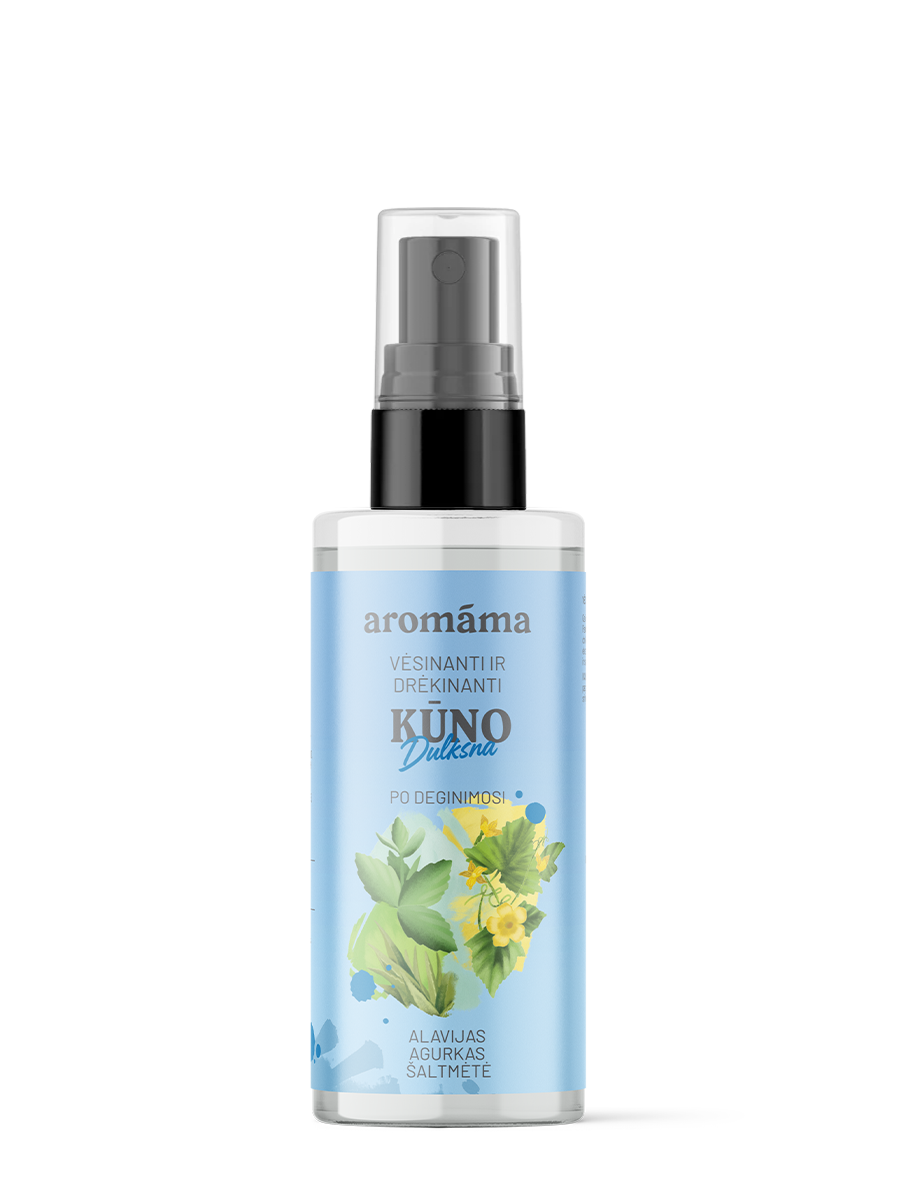 vėsinanti ir drėkinanti kūno dulksna iš aromama