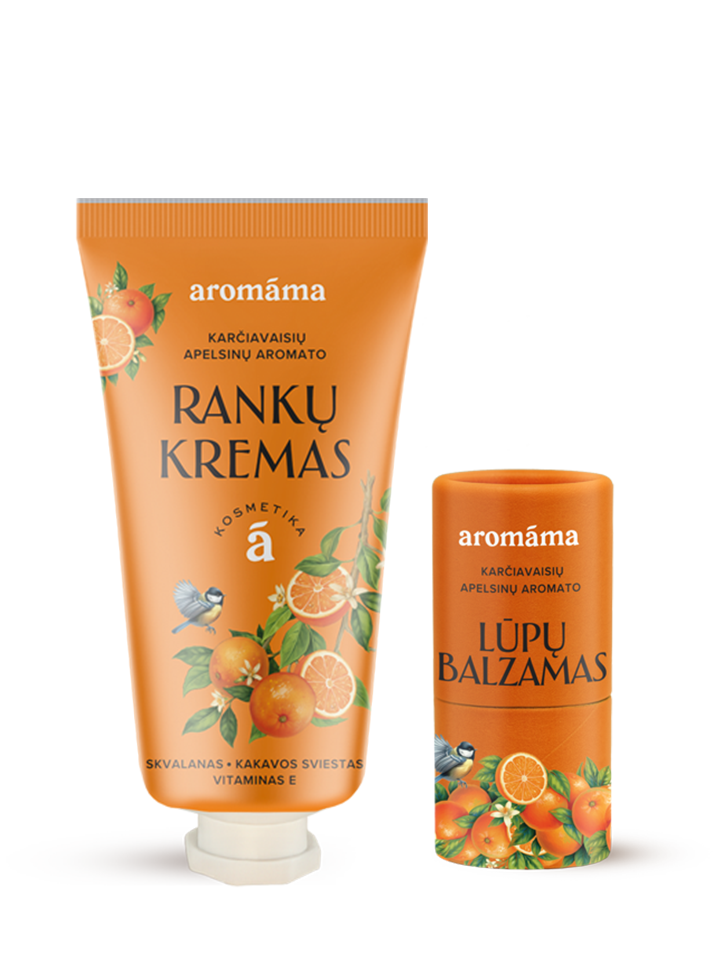 Kibirkščiuojantis karčiavaisių apelsinų duetas