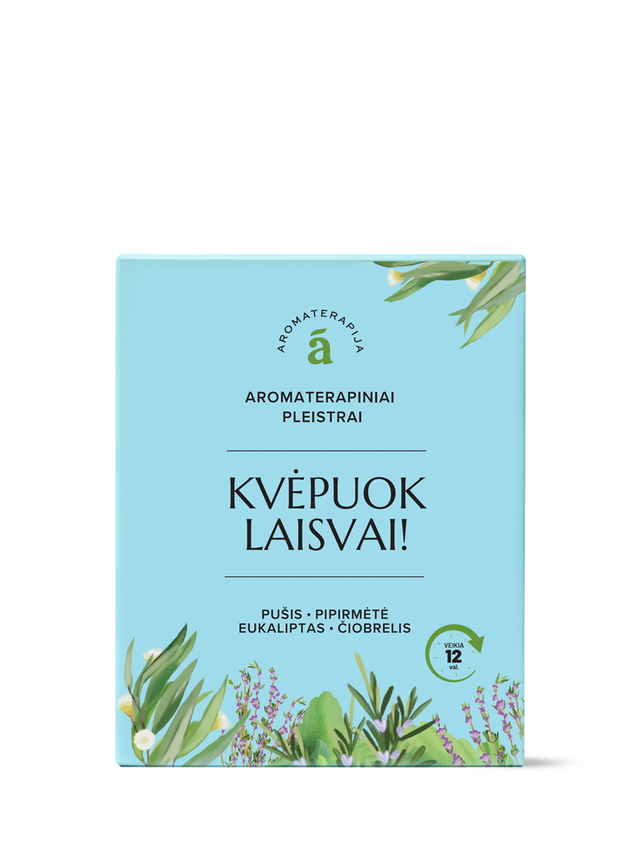 Aromaterapiniai pleistrai „Kvėpuok laisvai!“