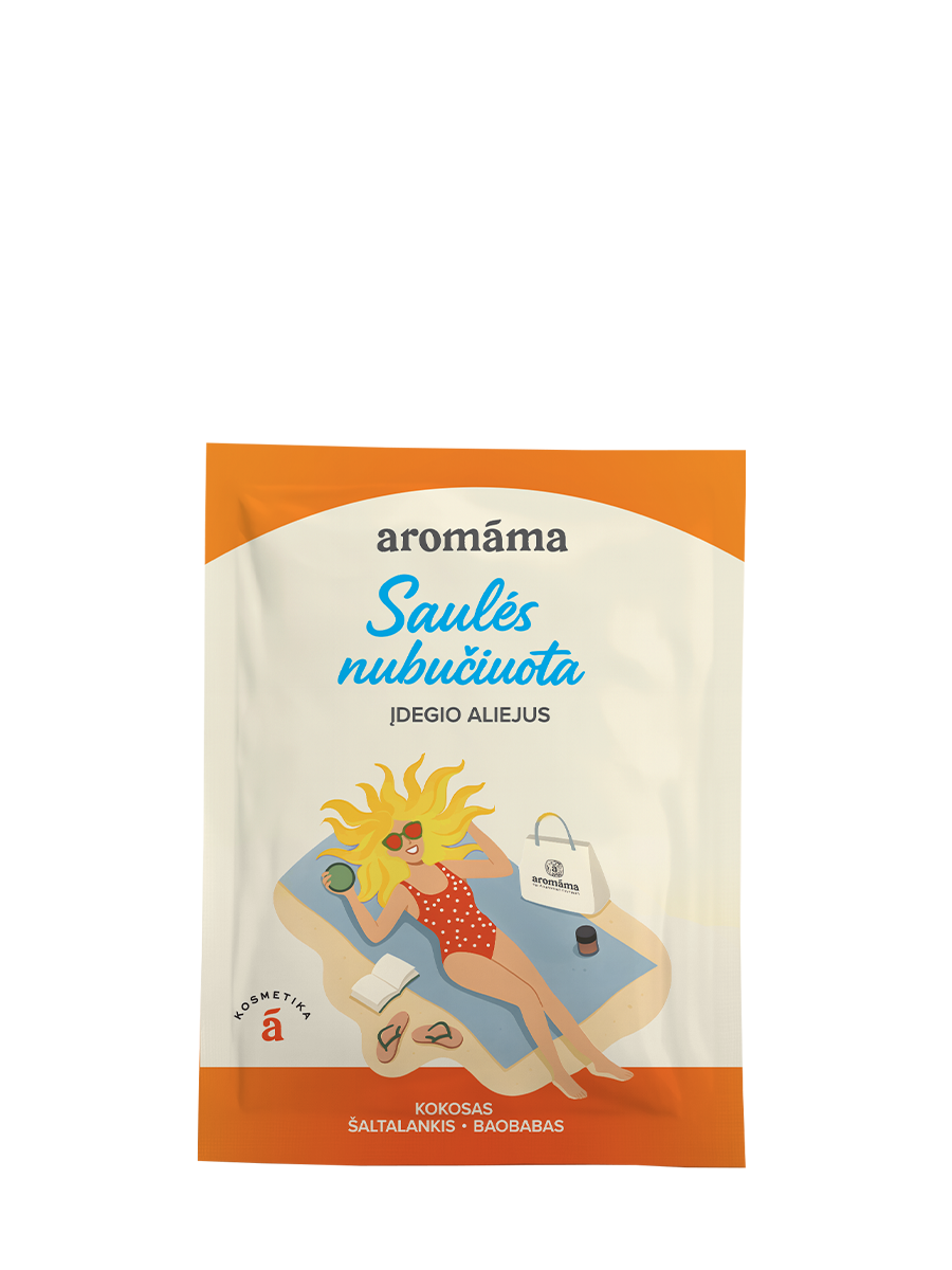 Įdegio aliejus „Saulės nubučiuota“