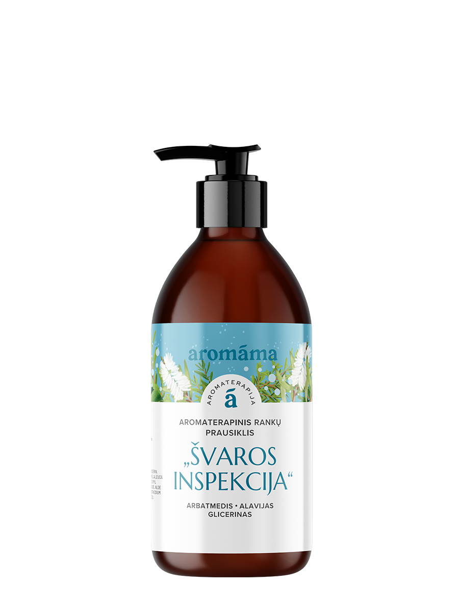Aromaterapinis rankų prausiklis „Švaros inspekcija“