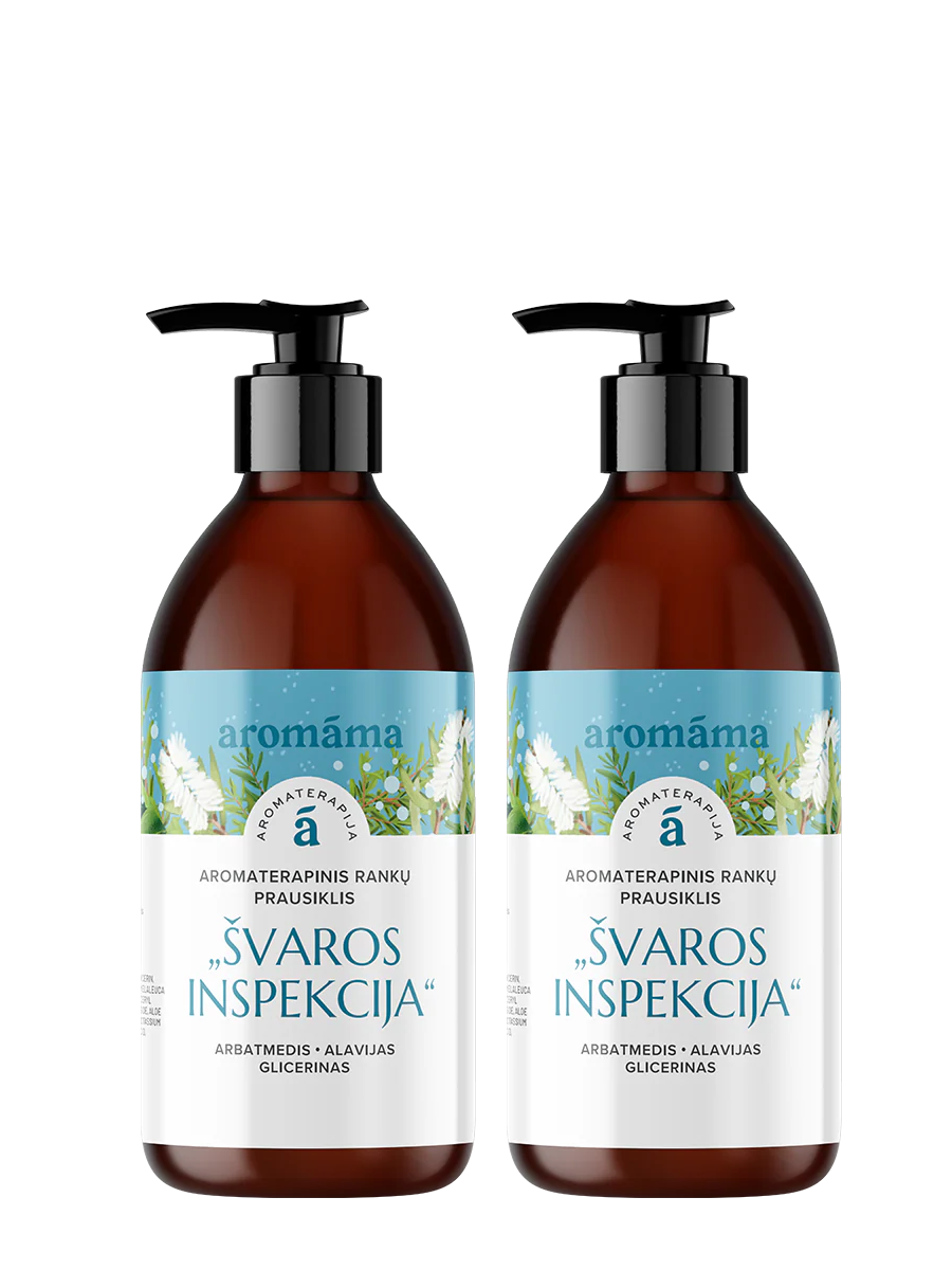 Aromaterapinis rankų prausiklis „Švaros inspekcija“