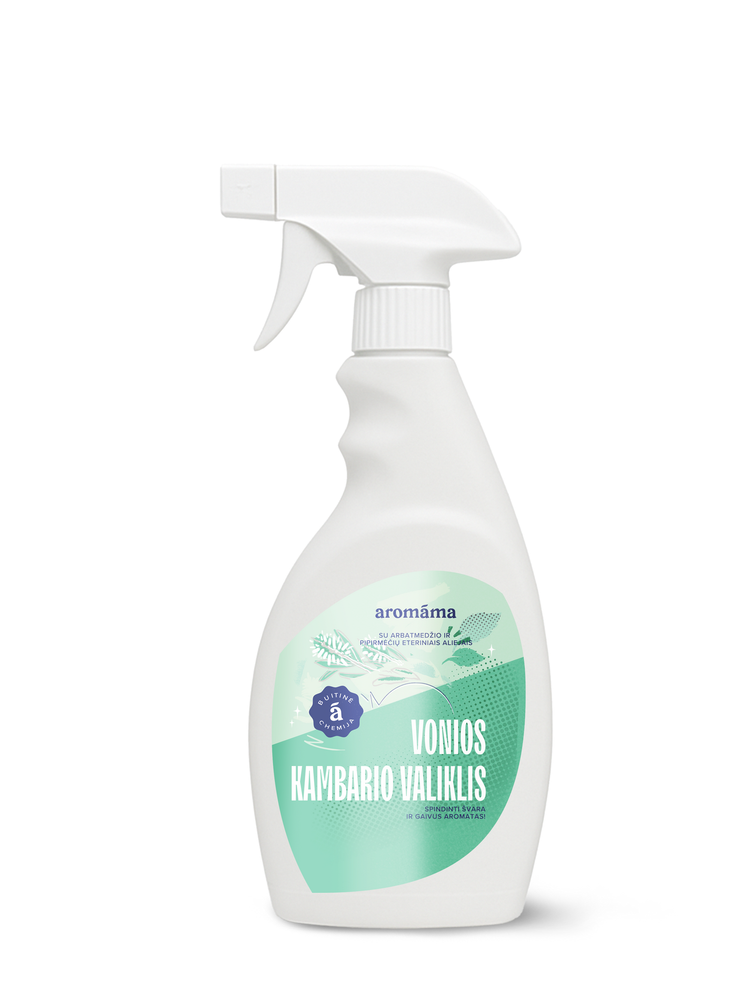 Vonios kambario valiklis su arbatmedžių ir pipirmėčių eteriniais aliejais