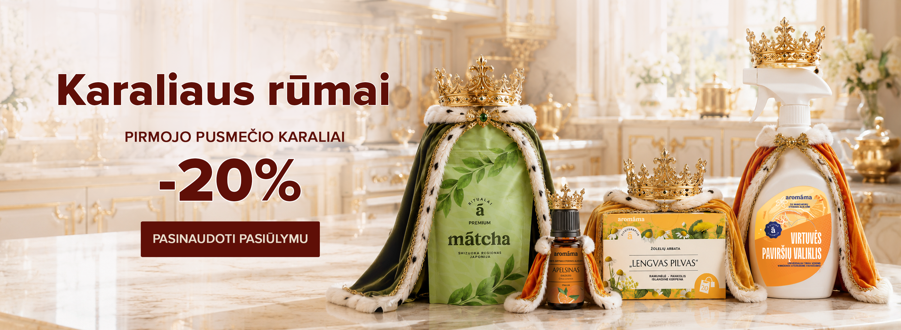 KARALIAUS RŪMAI - 20%