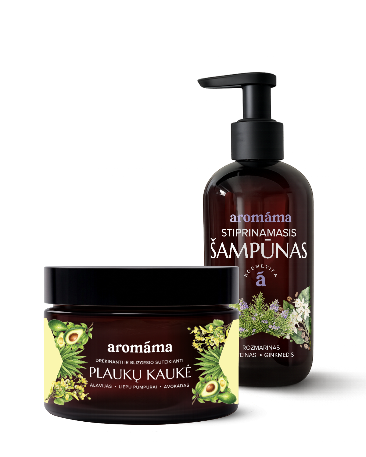 Šampūno ir plaukų kaukės rinkinys