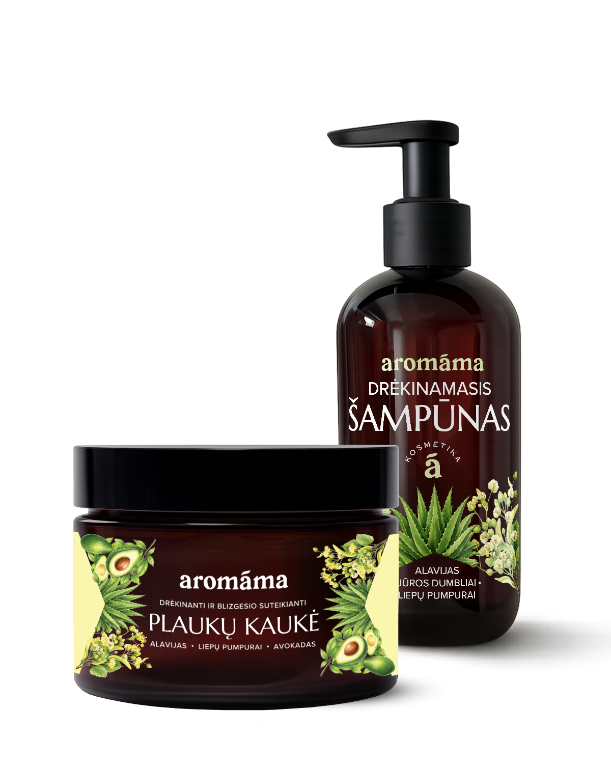 Šampūno ir plaukų kaukės rinkinys