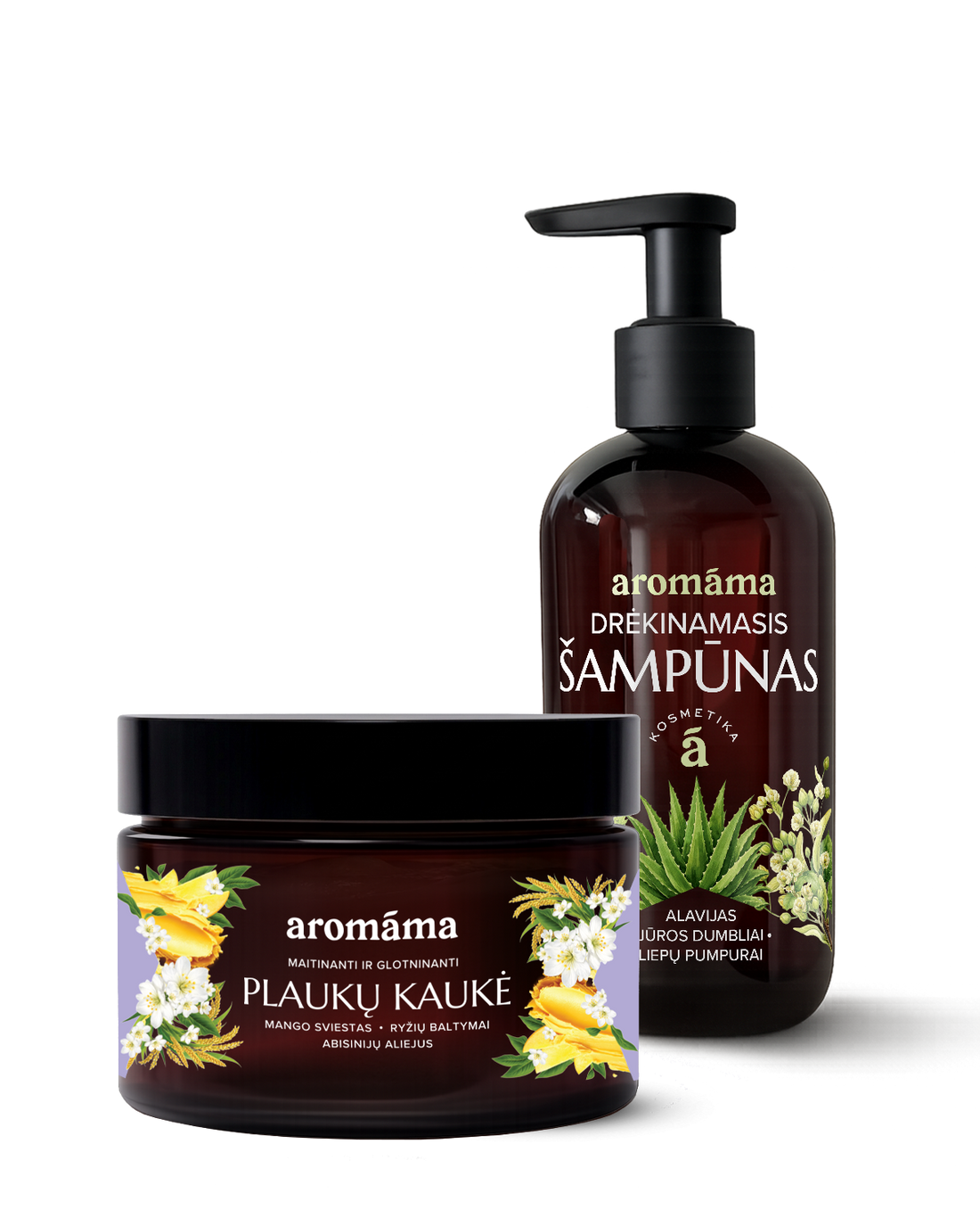 Šampūno ir plaukų kaukės rinkinys