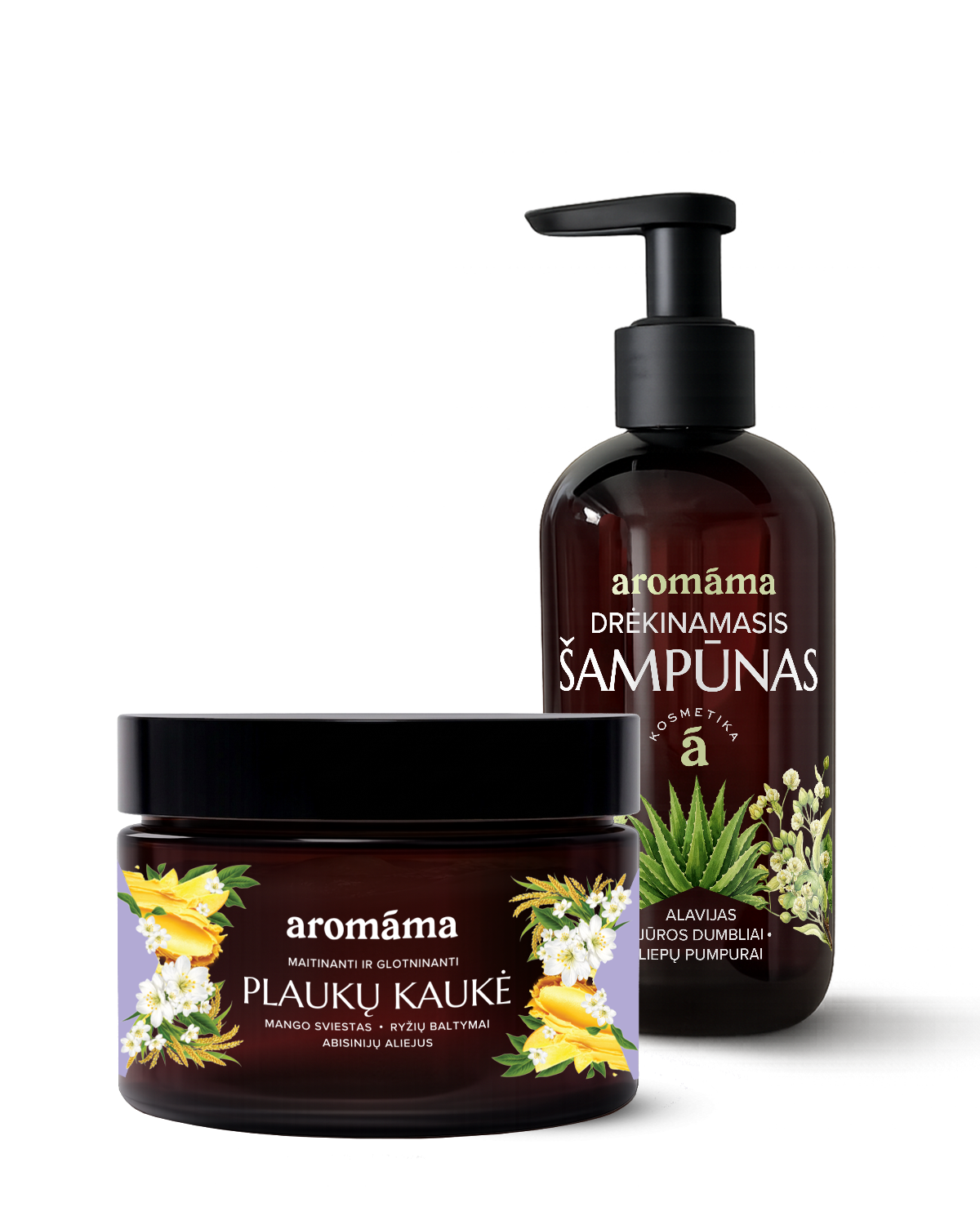 Šampūno ir plaukų kaukės rinkinys