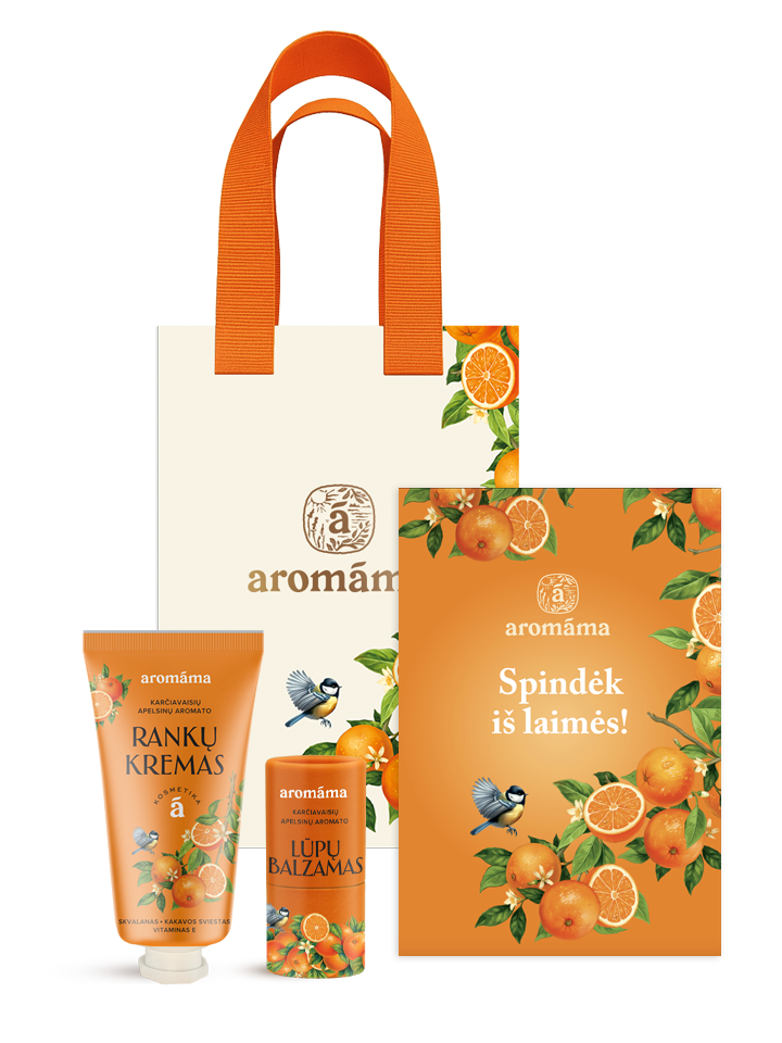 Kibirkščiuojantis karčiavaisių apelsinų duetas