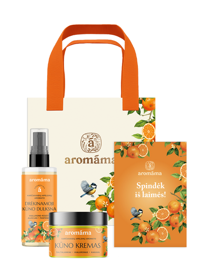 Karčiavaisių apelsinų aromato drėkinimo ir maitinimo duetas