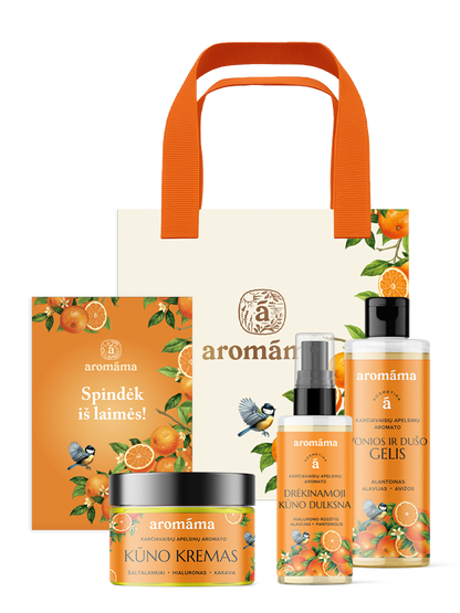 Karčiavaisių apelsinų aromato kūno ritualų rinkinys