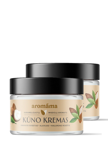 Karamelizuotų migdolų aromato kūno kremas