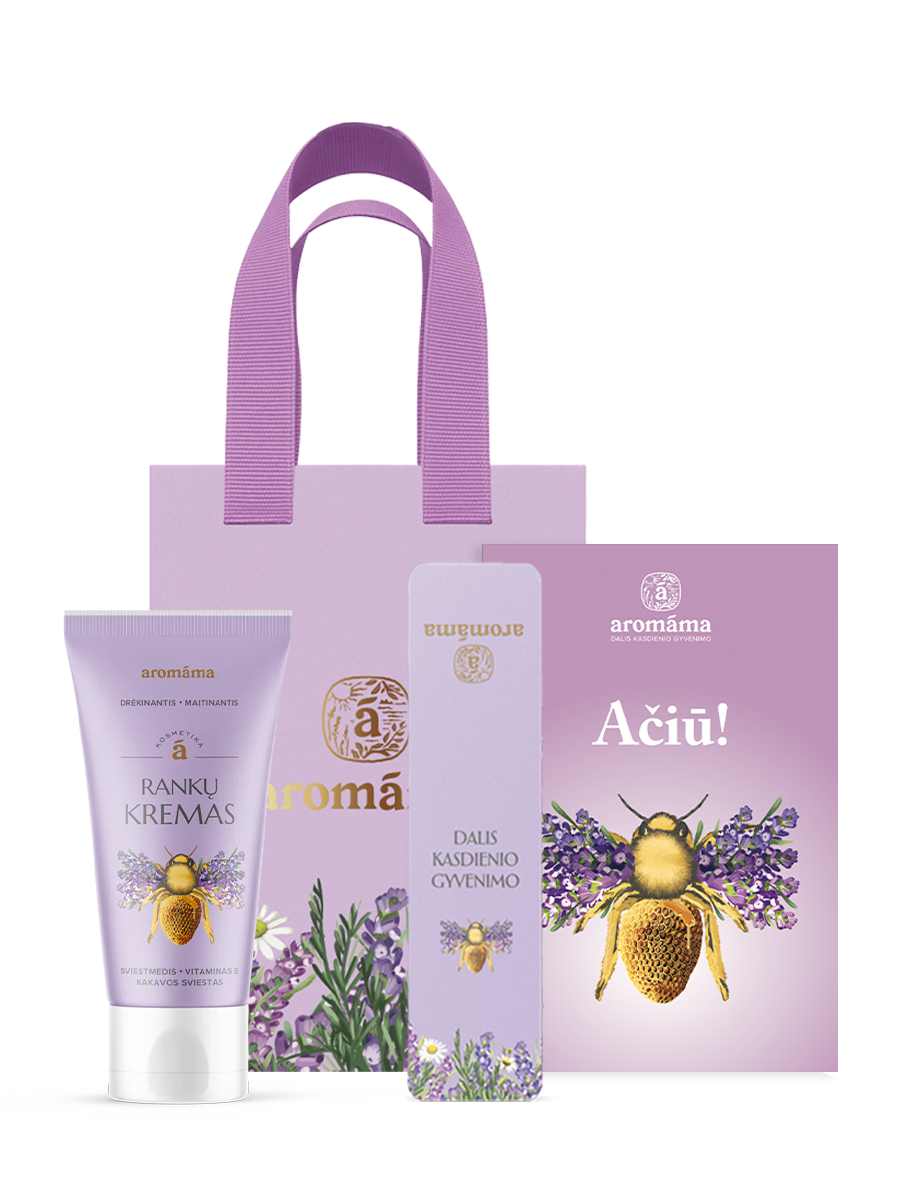 Levandų medaus aromato kremo ir dėžutės „Provansas“ rinkinys