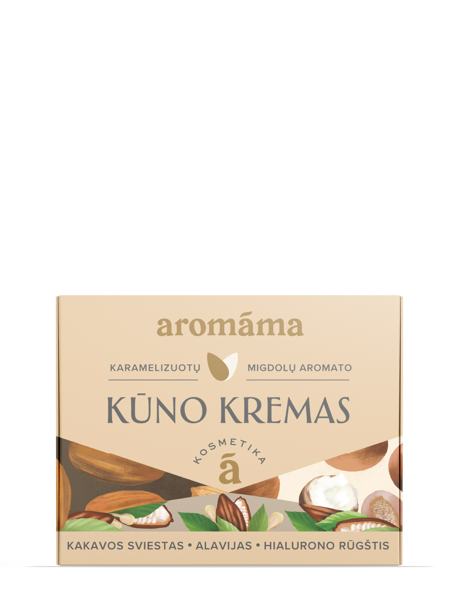 Karamelizuotų migdolų aromato kūno kremas