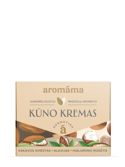 Karamelizuotų migdolų aromato kūno kremas