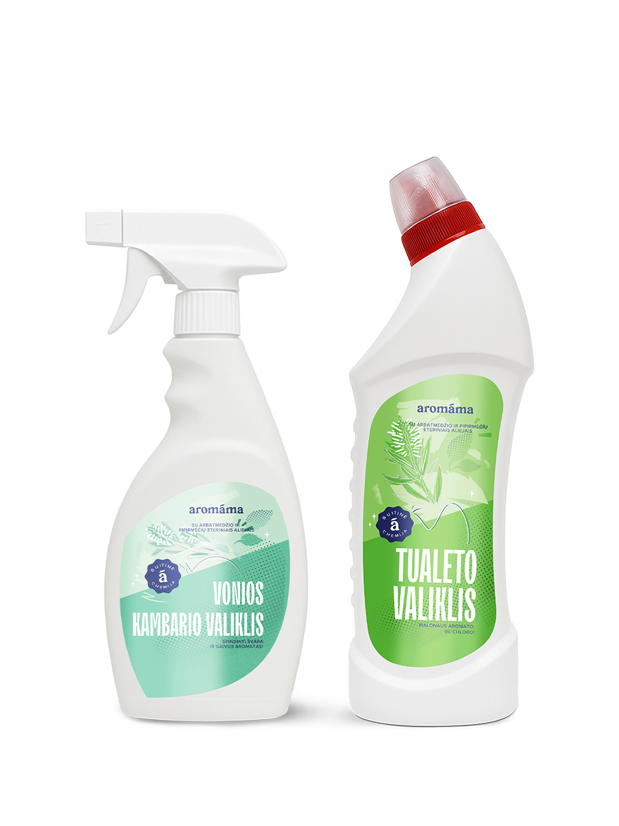 Aromaterapinis vonios ir tualeto valiklių rinkinys