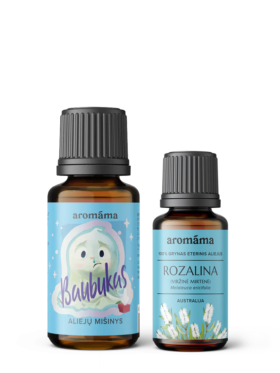 „Baubuko“ ir rozalinų eterinio aliejaus rinkinys