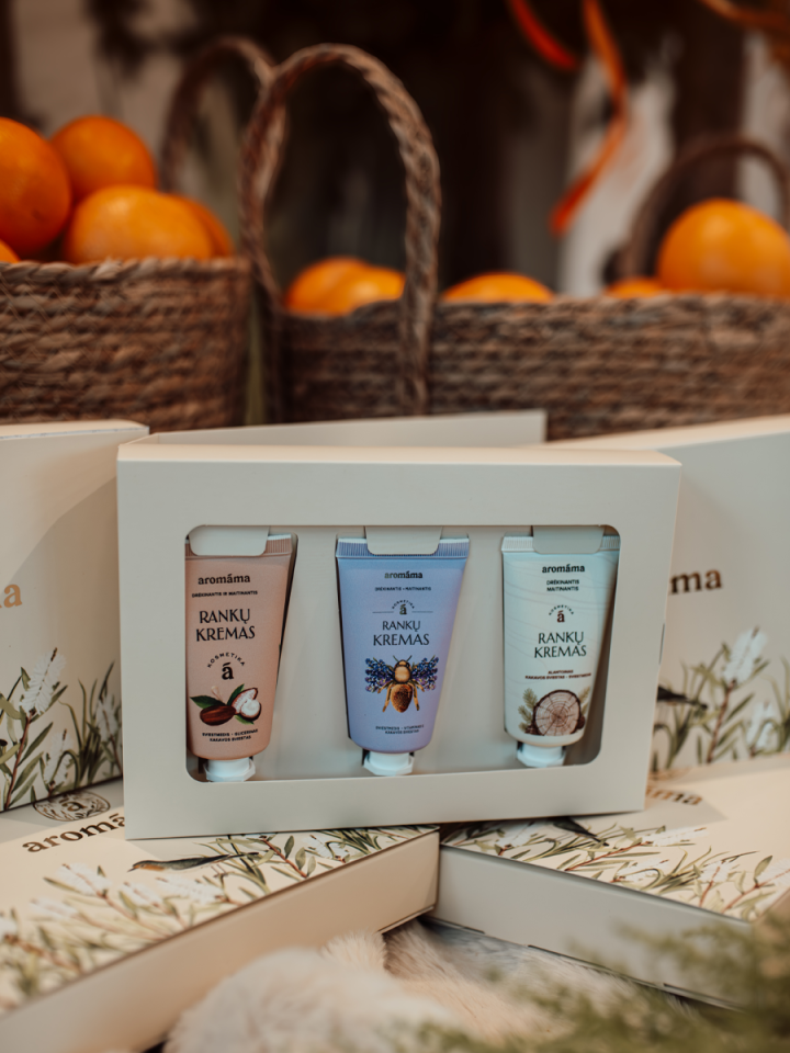 Dovanų rinkinys „Švelnumo trio“