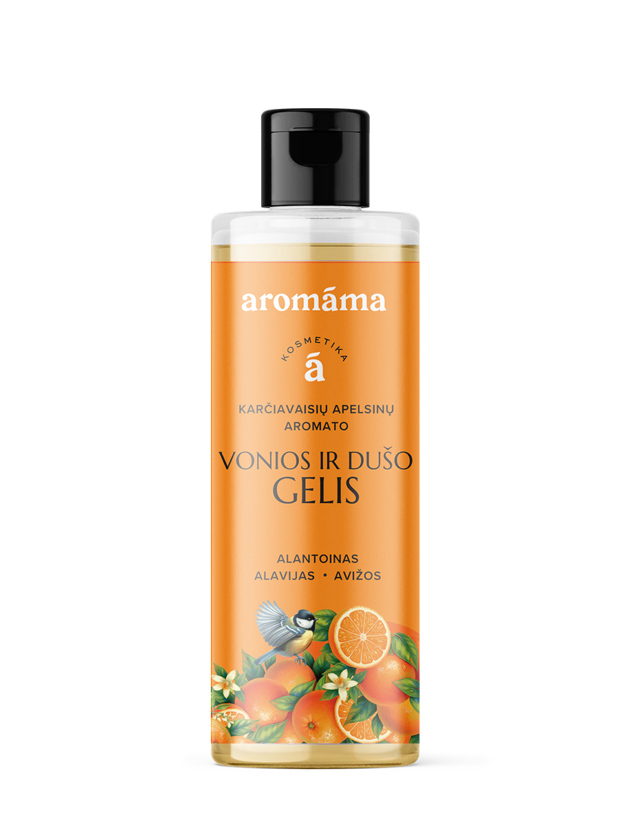 Karčiavaisių apelsinų aromato vonios ir dušo gelis