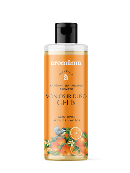 Karčiavaisių apelsinų aromato vonios ir dušo gelis