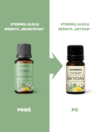 Eterinių aliejų mišinys „Skydas“