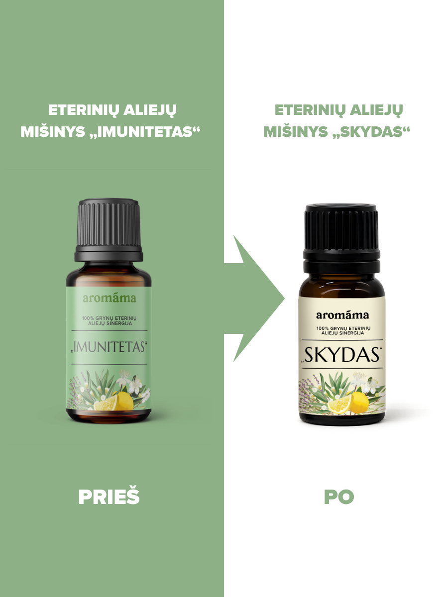Eterinių aliejų mišinys „Skydas“