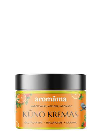 Karčiavaisių apelsinų aromato kūno kremas