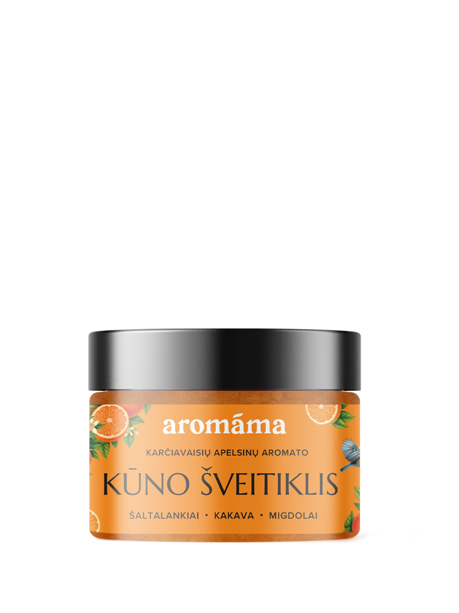 Karčiavaisių apelsinų aromato kūno šveitiklis