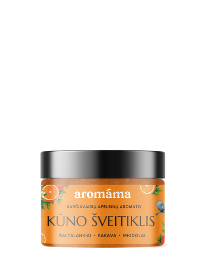 Karčiavaisių apelsinų aromato kūno šveitiklis