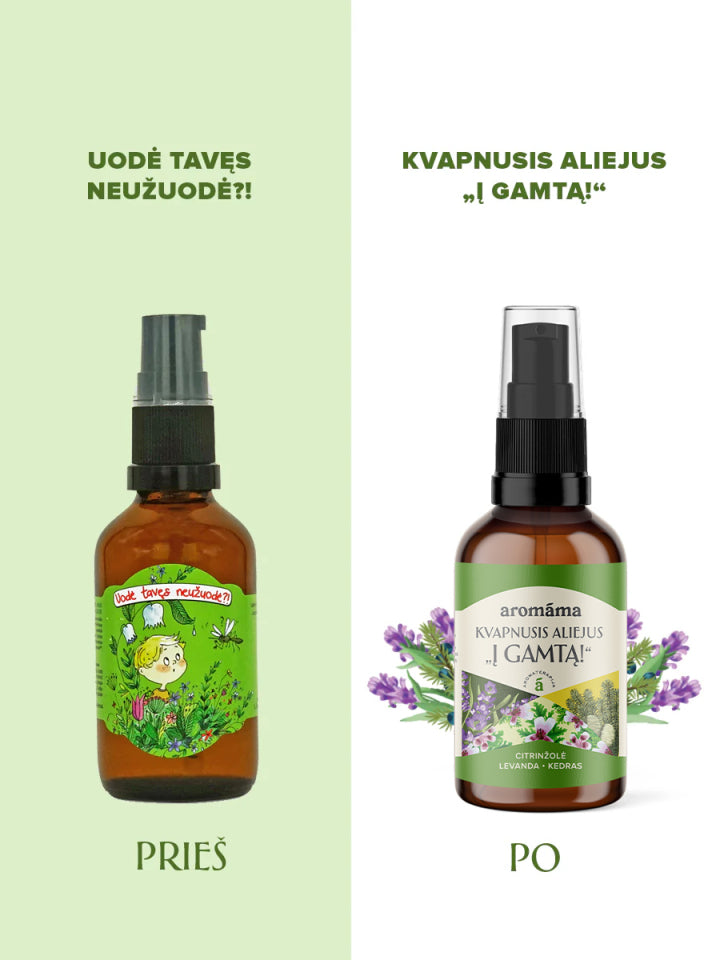 Kvapnusis kūno aliejus „Į gamtą!“