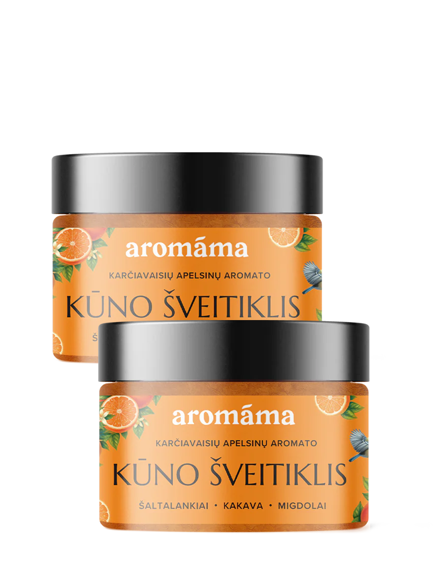 Karčiavaisių apelsinų aromato kūno šveitiklis