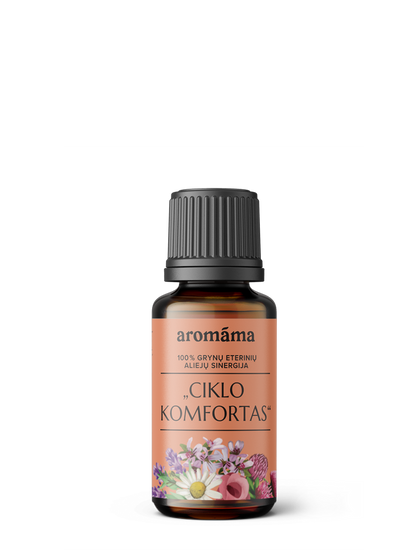 Eterinių aliejų mišinys moterims „Ciklo komfortas“