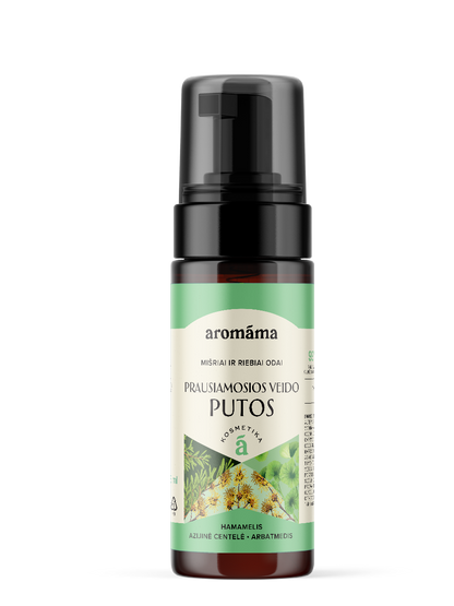 Prausiamosios veido putos mišriai ir riebiai odai