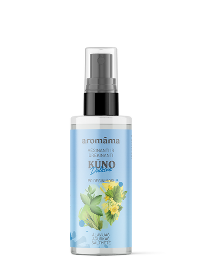 vėsinanti ir drėkinanti kūno dulksna iš aromama