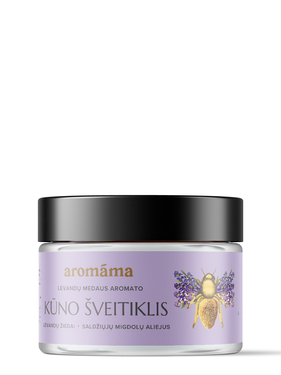 Levandų medaus aromato kūno šveitiklis