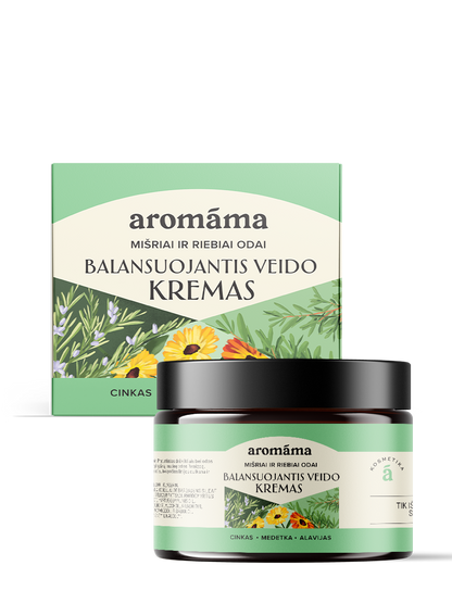 Balansuojantis veido kremas