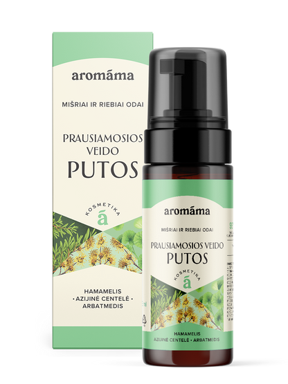 Prausiamosios veido putos mišriai ir riebiai odai