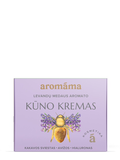Levandų medaus aromato kūno kremas