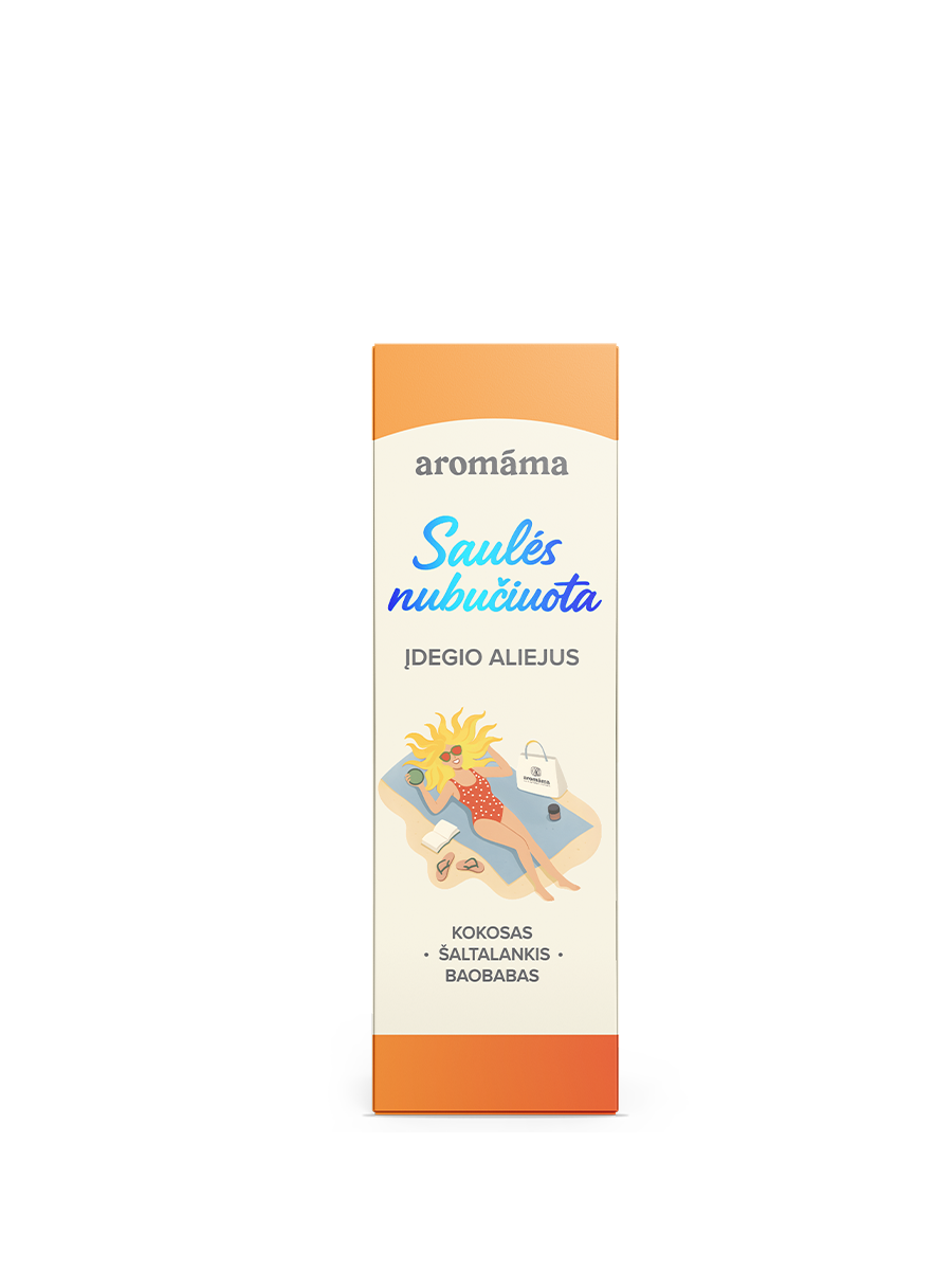 Įdegio aliejus „Saulės nubučiuota“
