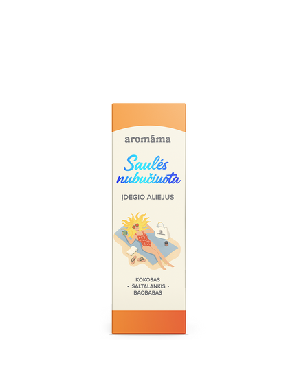 Įdegio aliejus „Saulės nubučiuota“