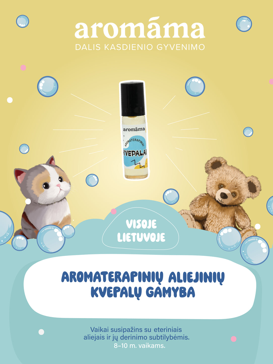 Aromaterapinių aliejinių kvepalų gamyba