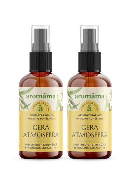 Aromaterapinis patalpų purškiklis „Gera atmosfera“