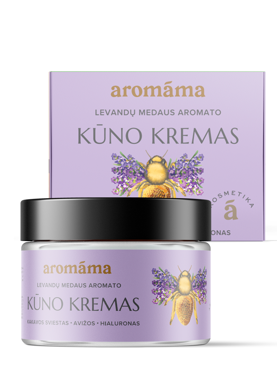Levandų medaus aromato kūno kremas