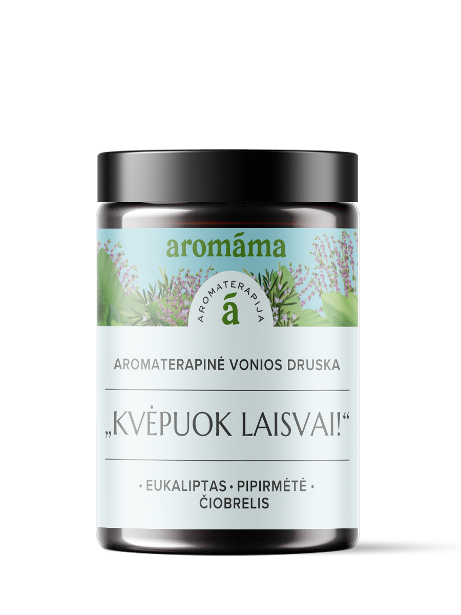 Aromaterapinė vonios druska „Kvėpuok laisvai!”, 1200 g